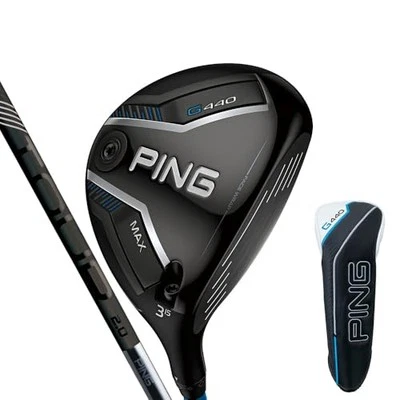 PING G440 MAX Golf Fairway Wood  TOUR 2.0 BLACK 65 #5W Flex: S 2025 Model Men's - Image 1 of 4