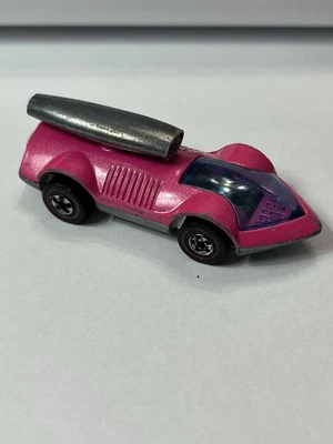 De colección Hot Wheels Redline 1973 Rosa Esmalte Rocket-Bye-Baby Shell Promo HK Foto 1 de 4