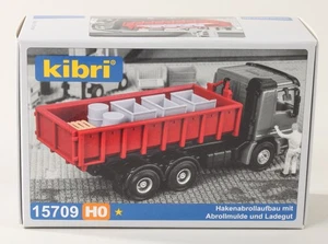 Kibri 15709 H0 Hakenabrollaufbau mit Abrollmulde und Ladegut - Bild 1 von 2