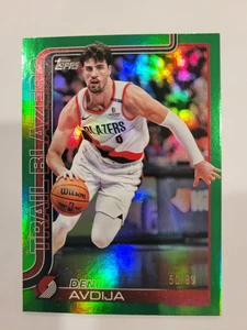 2025-26 Topps Basketball Green Refractor #125 Deni Avdija 50/99 - Bild 1 von 2
