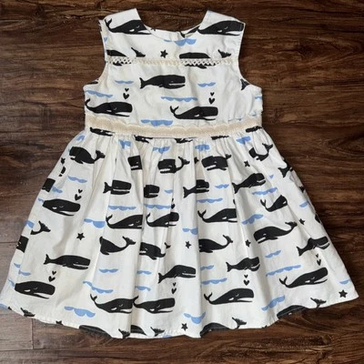Vestido Náutico Misha Lulu Persiguiendo Luciérnagas 4-5 Ballena Blanca ¡Fantástico! Foto 1 de 4