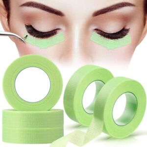 Eyelash Tape for Extension Under Eye Breathable Micropore Fabric Rolls Soft Wrap