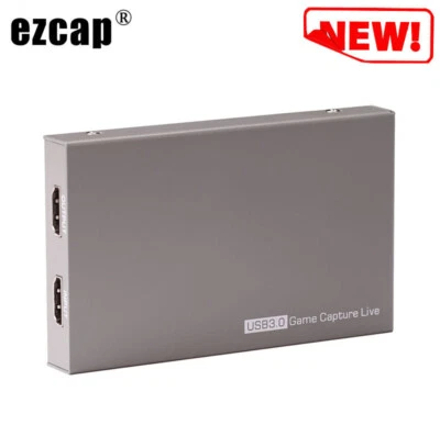 4K 60fps Loop HDMI Video Capture Card USB 3.0 OBS YOUTUBE Live Streaming Record - Image 1 of 4