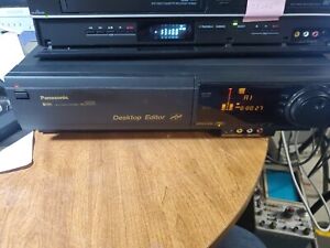 PANASONIC AG-1980 S-VHS SVHS EDITING PROLINE VCR GREAT FOR VIDEO TRANSFER TO DVD