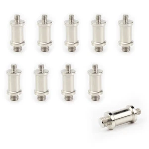 10X 1/4" 3/8" Spigot Stud Adaptor Bolt fr Diffuser Light Camera Umbrella Tripod - Picture 1 of 6