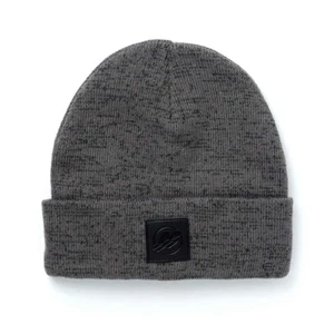 New Mercury Knit Logo Beanie-Heather Black - Picture 1 of 1
