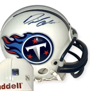 DAN ALEXANDER 2001 TOPPS RESERVE AUTOGRAPH SIGNED TENNESSEE TITANS MINI HELMET - Picture 1 of 7