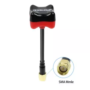 QWinOut 5.8GHz FPV Antenna SMA RP-SMA 85mm for FPV Drone Video Glasses Goggles - Picture 1 of 12