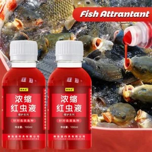 100ml Starker Fischlockstoff Konzentrierter Rotwurm Flüssiger Zusatz^ Fisch K3 Z4N5 - Bild 1 von 9