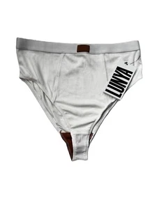 Lunya Damen Unterwäsche Unterteil Gr. XL Neu mit Etikett Weiß Modalmischung - Bild 1 von 5