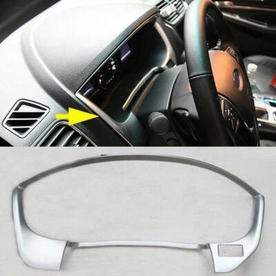 For Ford Explorer 2016-2019 silver Inner Instrument Panel Frame Cover Trim Decor - Image 1 of 4