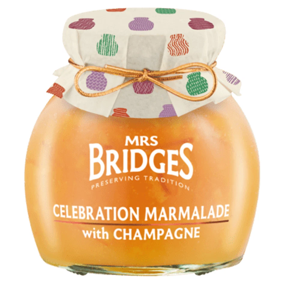 Mrs Bridges Celebration Marmalade with Champagne 340g - Image 1 of 1