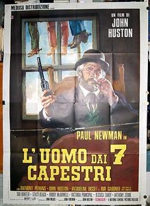 manifesto 4F film LIFE AND TIMES OF JUDGE ROY BEAN Paul Newman John Huston 1972 - Imagen 1 de 1