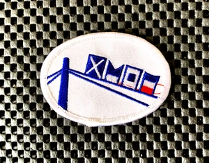 MAST NAUTICAL SIGNAL FLAGS EMBROIDERED SEW ON PATCH MAST 3" x 2" NOS - Picture 1 of 2