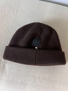 1017 Alyx 9SM x Moncler Virgin Wool Beanie - Brown - NEW - Made in Italy - Picture 1 of 7
