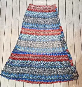 Damen Self Esteem bunter Maxirock Größe Medium (39 Zoll Länge) Neu mit Etikett - Bild 1 von 7