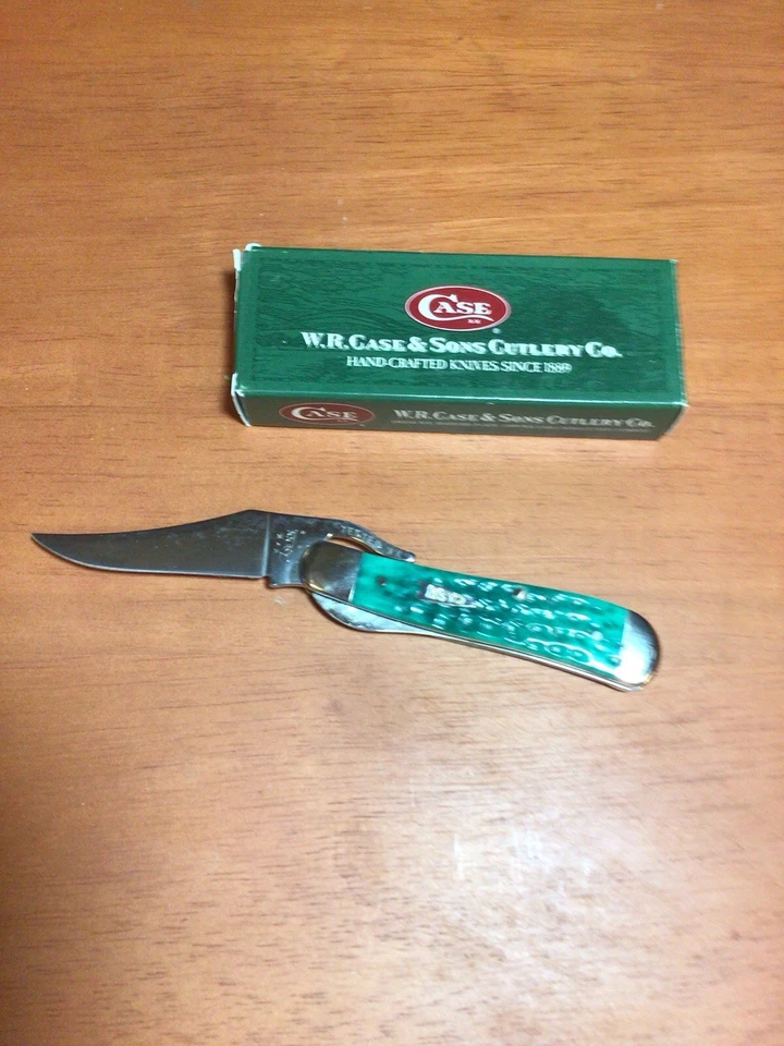 Navaja de bolsillo Case Russlock 6” Jade 2004 nueva en caja 61553L SS Foto 1 de 4