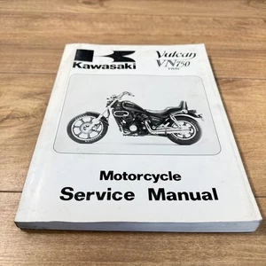 KAWASAKI OEM DEALER SHOP SERVICE OWNER MANUAL / 85-96 VULCAN VN750 VN 750 TWIN  - Bild 1 von 4