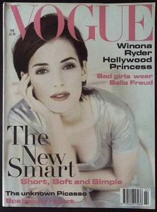 VOGUE February 1994 WINONA RYDER Carla Bruni JOELY RICHARDSON Meghan Douglas N/M - Picture 1 of 13