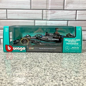2024 Bburago Mercedes AMG W14 E Performance George Russell 1:24 Diecast Model - Picture 1 of 16