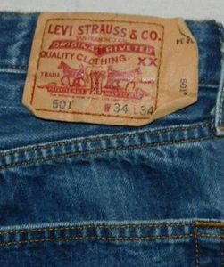 Levi 501 Jeans ~ 34 - 34 - Picture 1 of 15