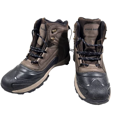 Botas de Nieve Eddie Bauer Para Hombre Marrón Talla 9 Riley Bota de Invierno NUEVAS Sin Caja Foto 1 de 4
