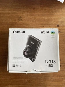 Canon IXUS 180 Digital Compact Camera Red 20MP 10x Zoom, Charger, - Photo 1/8