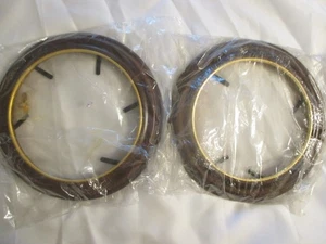 2 Vintage Van Hygan Smythe Wood Collector Plate Frames 11" Round 8 1/2"Opening - Picture 1 of 3