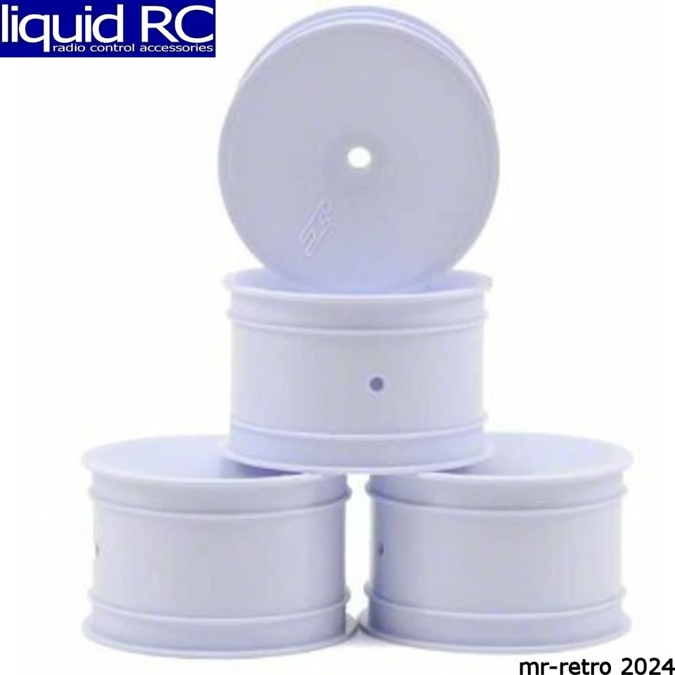 JConcepts 3348W Mono (B6.1/B74/RB6) 12mm Rear Wheel White (4) - Image 1 of 1