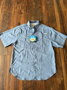 NEW Columbia PFG Omni Shade Tamiami II Shirt Mens SMALL Short Sleeve Fishing - Picture 1 of 2