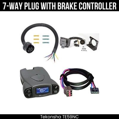 Control de freno de cableado de 7 vías Tekonha para 99-04 Ford F-250 350 450 550 Super Duty Foto 1 de 4