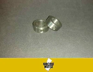 (2) 1/4" SHAFT SOLID STAINLESS STEEL SET SCREW COLLAR STOP SSC25 - Picture 1 of 1