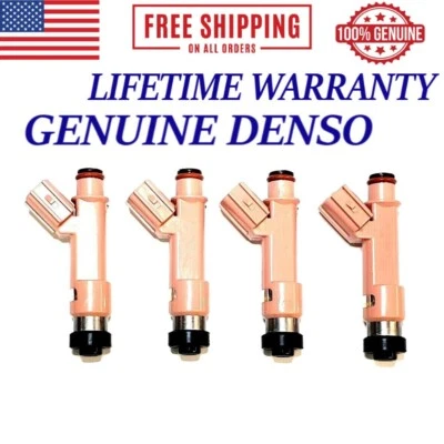 4x Inyector de combustible Denso OEM para Toyota Prius C 2016 cuatro hatchback 4 puertas Foto 1 de 4