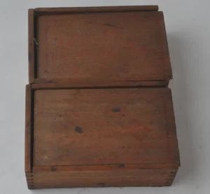 Vintage Art Marke Salz Kabeljau Holzkiste ~ Menge 2 Newellton Nova Scotia Kanada - Bild 1 von 10