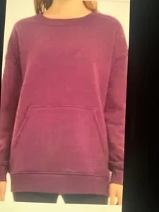 Danskin Damen Relaxed Fit Sweatshirt mit Rundhalsausschnitt XL Lila - Bild 1 von 1