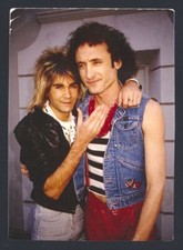 1970s KEVIN DUBROW & CARLOS CAVAZO of QUIET RIOT Live Candid Original Photo nb