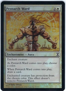 FOIL Pentarch Ward Time Spiral Common – MTG Magic the Gathering Card - Picture 1 of 2