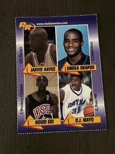 2003 Rookie Review #46 EMEKA OKAFOR / OJ Mayo / Ebi / Hayes magazine card - Picture 1 of 2