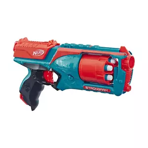 Nerf Elite Strongarm Blaster Rotationstrommel Schnellfeuer 6 Nerf Elite Darts - Bild 1 von 1