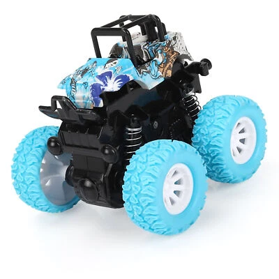 (Blue)Mini Inertia Four Wheel Drive Off Road Vehicle Children Toy Off Road BT - Image 1 of 4