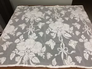 42"x32" SUNFLOWER Bouquet Pattern Lace Panel Fabric Butterflies Ribbon Bows - Picture 1 of 4