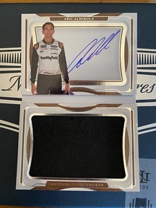 2022 Panini National Treasures Racing - Aric Almirola Booklet Auto 8/25