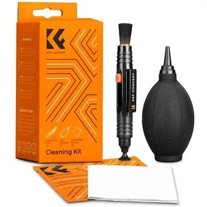 Kit de nettoyage d'objectif d'appareil photo reflex numérique 4 en 1 K&F Concept pour reflex Canon Nikon Pentax Sony - Photo 1 sur 14