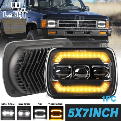 2024 Newest 7x6" 5x7"inch LED Hi/Lo Headlight DRL For Toyota Pickup 4Runner SR5 - Image 1 of 4