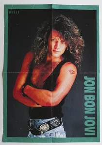 BON JOVI JON pin up fold out Dolly magazine giant poster - Picture 1 of 10