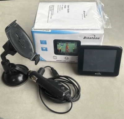 Binatone F350 Satellite Navigation System with UK and ROI Mapping Touchscreen - Image 1 of 4
