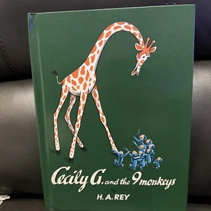 H.A. Rey, Cecily G. and the 9 Monkeys, 1969 hardcover 23rd Printing - Picture 1 of 4