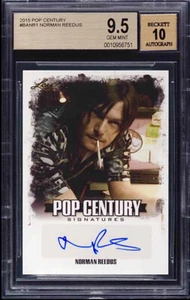 2015 NORMAN REEDUS *LEAF AUTO* BGS 9.5/10 (THE WALKING DEAD) RARO (POP CENTURY) - Foto 1 di 4