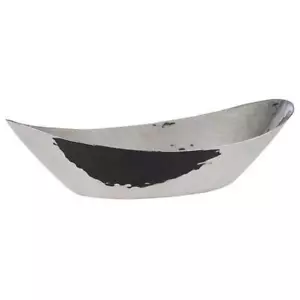 Schale Snack Obst Nüsse Deko Edelstahl gehämmerte Oberfläche 20 x 13,5 cm 0,3 l - Bild 1 von 2