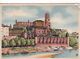 Carte postale 10x15cm postcard ALBI cathédrale sainte-cécile palais Berbie timb.